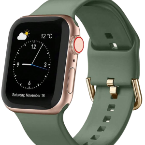 1pc Unisex Silicone Sports Watch Band, Compatible With